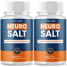  2 Pack Neuro Salt Nootropic All Natural Brain Supplement NeuroSalt 120 Capsule