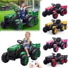 12V Kids Ride On Tractor Toys Power Wheels Kids Electric Car with Remote Control