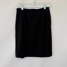 Valentino Vintage Miss V Wool Pencil Skirt Made in Italy Size 42 US 8