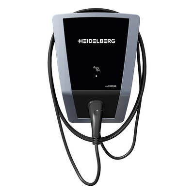 Heidelberg Wallbox connect.business 11kW MID Zähler Typ2 Dienstwagen App RFID