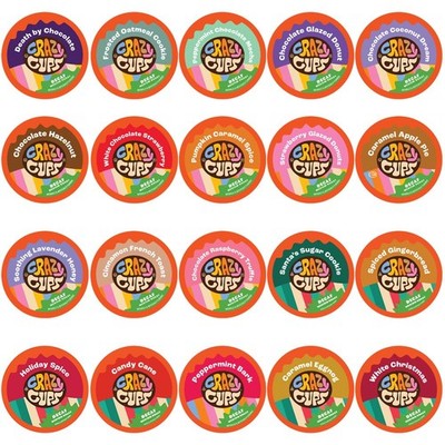 Crazy Cups Flavored Decaf Coffee Single Serve For 20 Count (Pack of 1) 