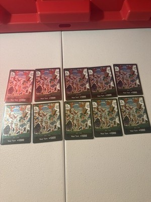 10x One Piece OP14 Don Card - Egghead Don  - English - Play Set NM