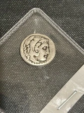 Macedonian Silver Drachm Alexander III (336-300 BC) VF-XF