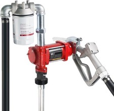 Fuel Transfer Pump 20GPM 12V DC Gasoline with Nozzle Kit for Gas Diesel Kerosene