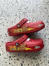 Lightning McQueen Crocs - Kids Size J 1