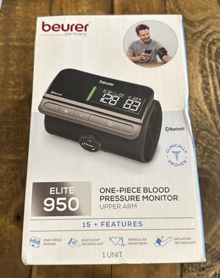 #ad #ad Beurer Bluetooth Wireless Blood Pressure Monitor Black ELITE 950 Open Box $54.99