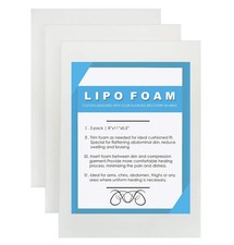 Lipo Foam Abdominal Board Post Surgery Recovery Support White 8x11 Liposuction