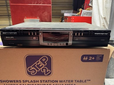 Philips CDR 765/17 Double Deck CD Recorder Player -No Remote