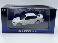 AUTOart 1:43 58612 Subaru Legacy B4 ‘99 In White Diecast Model Car