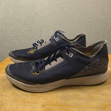 Jordan Zapatos para Correr 88 Racer Michigan Para Hombres 12 Azul Marino Amarillo AV1200-401