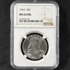 1963 50c Franklin Half Dollar Philadelphia Full Bell Lines NGC MS 64 FBL