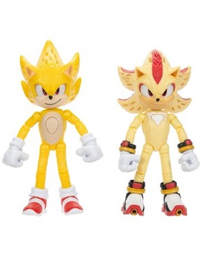 Sonic the Hedgehog 3 Light Up Figuren Super Sonic und Super Shadow 2er Set