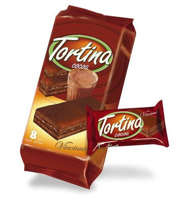 96x Schoko Kuchen Riegel Tortina Mega Box