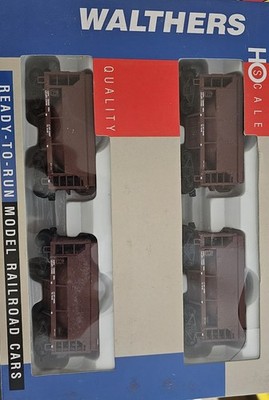 Walthers Gold Line  HO Scale Taconite Ore Car 4-Pack Item #932-4508