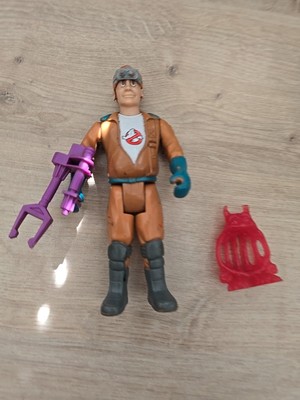 Vintage Ghostbusters Ray Stantz Fright Features 100% Komplett 1986 Kenner.