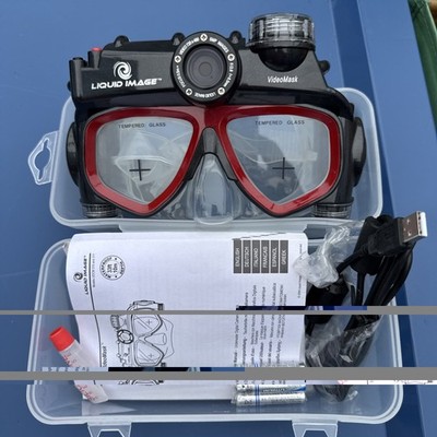 Liquid Image Video Mask Model 310 & PC Cord Take Photos Videos Underwater