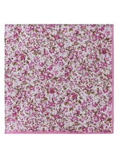 Floral Pocket Squares for Men Cotton Flower Handkerchief Formal Wedding Party...
