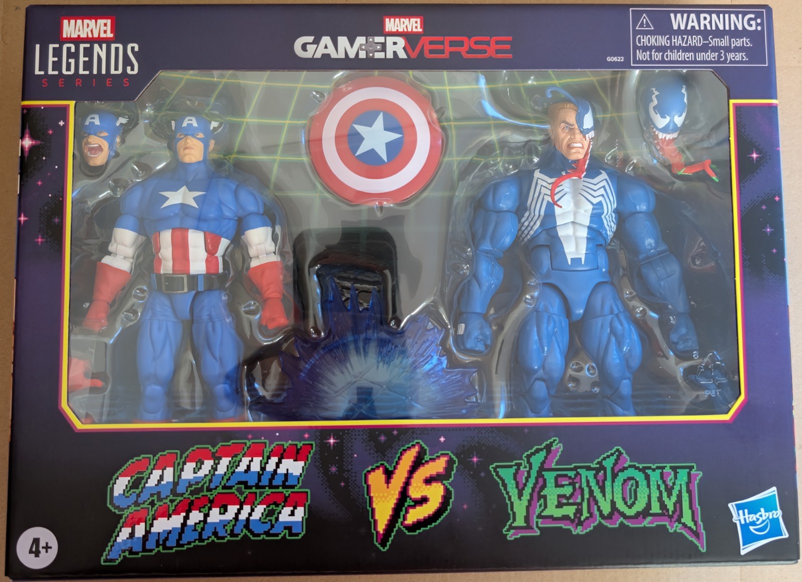 Marvel Legends Gamerverse Action Figure 2-Pack: Captain America Vs. Venom