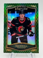 2023-24 Stature Hockey TIM STUTZLE Green Parallel /375 #15 Senators