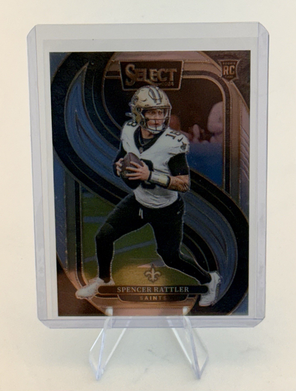 2024 Panini Select Spencer Rattler RC Premier Level Base #130 Saints