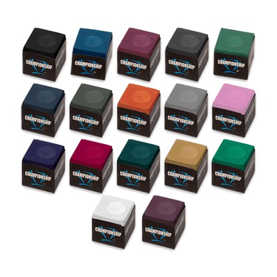 Championship CHS12 Pool Cue Chalk Box of 12