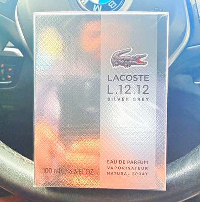 Lacoste L.12.12 Silver Grey Eau de Parfum Spray 3.3 fl oz Regular