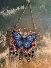 Handmade Completed Diamond Butterfly Wall Art