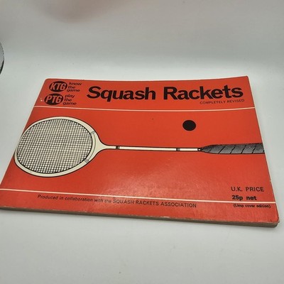 Vintage Know The Game - Squash Rackets Association Guide Book EP Publishing 1973