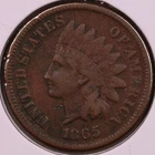 1865 Indian Cent VF ***RARE ORIGINAL EARLY DATE COIN***