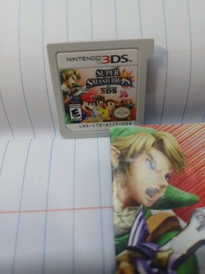 Super Smash Bros. 3DS For Nintendo 3DS Cartridge- Tested- Manual