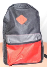 Backpack High Trails Equipment Backpack Black/Red 17"in Unisex Adult/Teen NWT