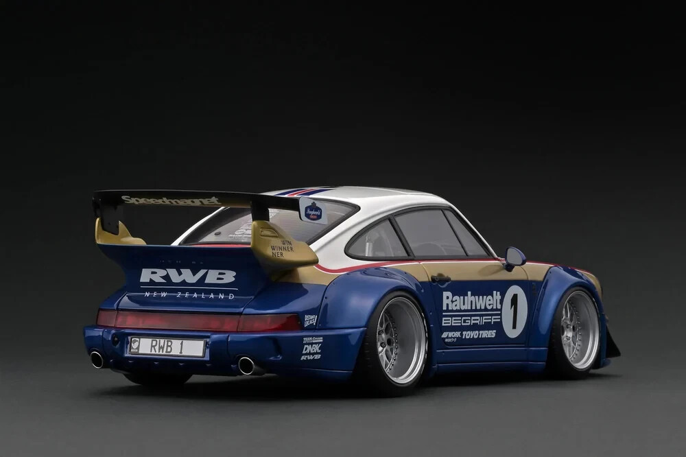 RARE* Ignition Model 1/18 Porsche RWB 911 964 in White/Blue RARE* Ignition Model 1/18 Porsche RWB 911 964 in White/Blue