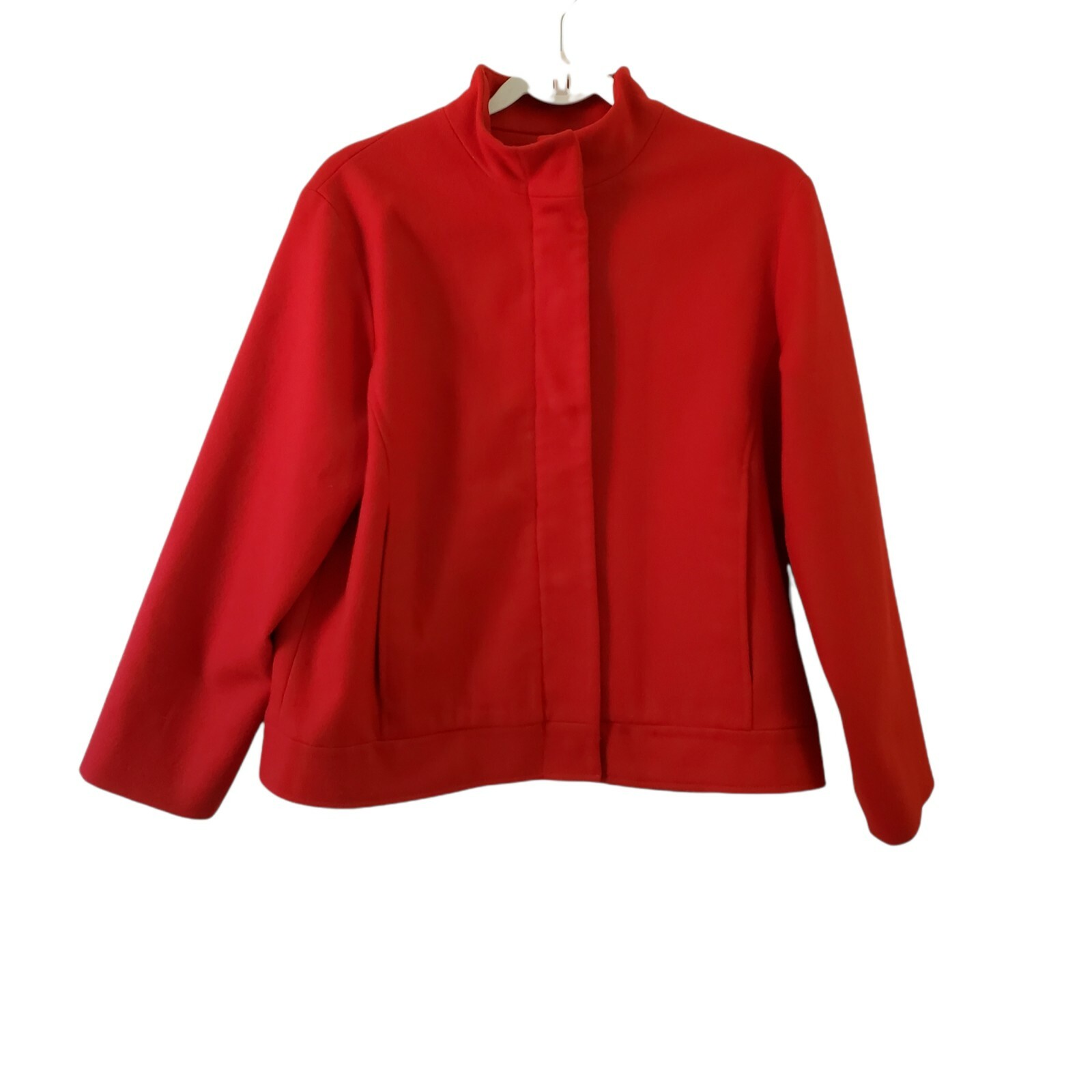 Pendleton Jacket Womens Medium Red Virgin Wool Bl… - image 1