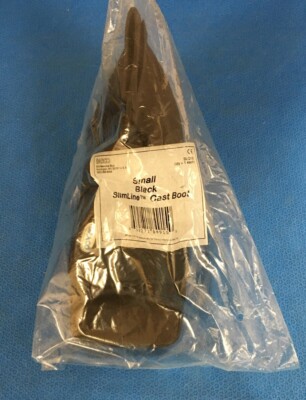 Darco #SLQ1B SlimLine Cast Boot, Small, Black - 1 Each