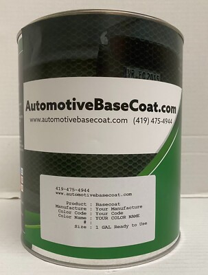 BMW BASECOAT PAINT *READY TO SPRAY* PICK YOUR COLOR- 1 Gallon