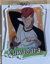 Japanese anime Yu Yu Hakusho acrylic keychain Kazuma Kuwabara kuji mate