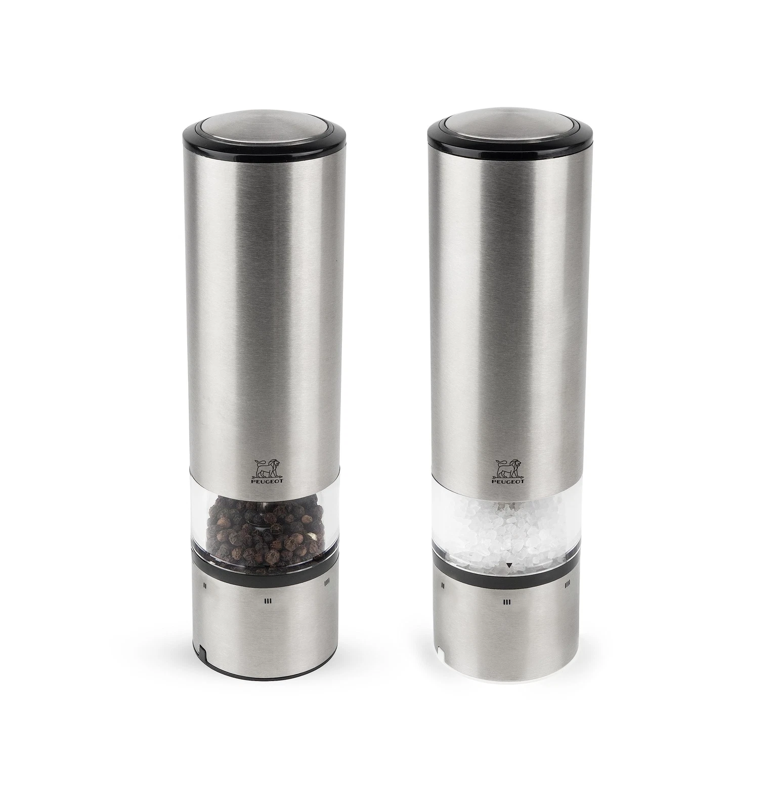 Peugeot - Elis Sense u'Select Electric Salt and Pepper Mill Set - Adjustable ...