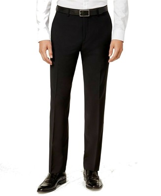 Bar III Mens Dress Pants Black Size 