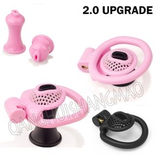 Sissy Cobra Chastity Device with Plug Positive/Negative with 3 Rings Keys Cage