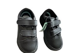 Vans off the wall infant trainers black 6.0 UK 22.5 Eur comfy crush old school