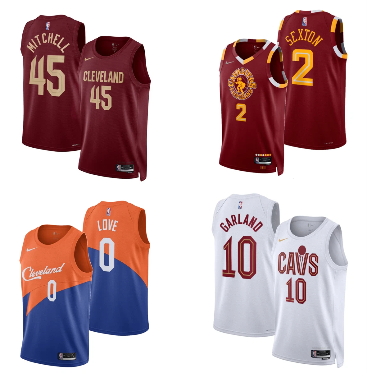 Cleveland Cavaliers NBA Jersey Men's Nike Basketball Shirt