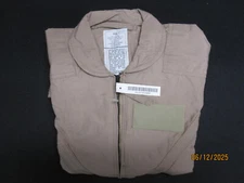 Authentic US Military Flyers Desert Tan Flight Suit CWU-27/P 40 L  New with Tags