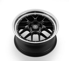 Mflow Mfl2 Deep Dish Lip Wheels Black 18x8.5 18x9.5 5x114.3 Staggered Set Of 4 Mflow Mfl2 Deep Dish Lip Wheels Black 18x8.5 18x9.5 5x114.3 Staggered Set Of 4