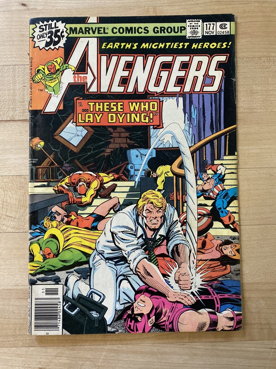 AVENGERS #177 - MARVEL COMICS, CAPTAIN AMERICA, IRON MAN, VISION