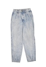 Vintage Chic Jeans Womens 11 Acid Wash Pleated High Waisted Retro USA Made 28x29