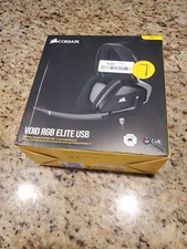 Corsair Void RGB Elite Carbon Over Head Gaming Headset