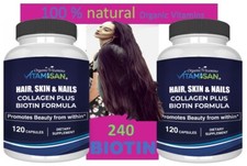 HAIR Vitamins Biotin growth prevent 120 Pelo anti loss longer hair