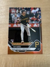 2025 MLB Topps NOW 103 MATT GORSKI PITTSBURGH PIRATES ROOKIE ORANGE /25