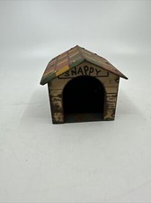 Vintage 1930s Marx Snappy The Miracle Dog House Tin Toy - House Only