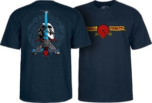 Powell-Peralta-TRIPLE-P-SKULL-AND-SWORD-Skateboard-Shirt-NAVY-XXL